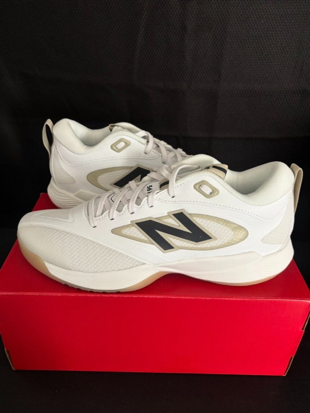 New Balance 561v1 volleyball/pickleball sneaker white and black Sizes: 8, 11, 12